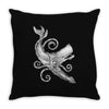 the squid vs Throw Pillow