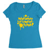 dont worry Women's Triblend Scoop T-shirt