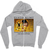 Gustav Klimt The Kiss Zipper Hoodie