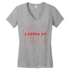 Latina Af Women's V-Neck T-Shirt