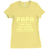 papa the man the myth the legend Ladies Fitted T-Shirt