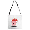 marshmallow prend feu Adjustable Strap Totes