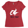 witch halloween fancy Women's Triblend Scoop T-shirt
