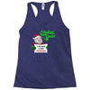 heapy new year funny santa claus christmas Racerback Tank