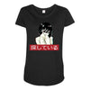Sad Japanese Aesthetic Maternity Scoop Neck T-shirt