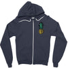 Pineapple Bomb Pocket Zipper Hoodie