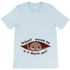 March Peeking Out Baby Boy T-Shirt
