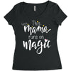 This Mama Runs on Magic Women's Triblend Scoop T-shirt