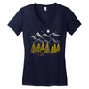camp forest Women's V-Neck T-Shirt