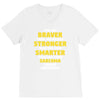 Sarcoma Cancer Awareness V-Neck Tee