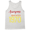 awesome since november 1970 Tank Top