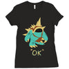 ok Ladies Fitted T-Shirt