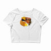funny full english breakfast, ideal gift or birthday present Crop Top