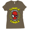 friendly neighborhood single man Ladies Fitted T-Shirt