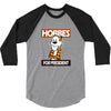 Hobbes For President 3/4 Sleeve Shirt