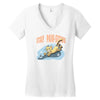 stay paw sitive Women's V-Neck T-Shirt