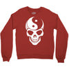 yin yang skull Crewneck Sweatshirt