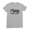 Vandelay industries import Export Original Size 89 Ladies Fitted T-Shirt