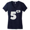 cool hi five Women's V-Neck T-Shirt