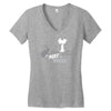 nuke the whales Women's V-Neck T-Shirt
