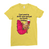 hi quality frenchie Ladies Fitted T-Shirt