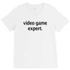 video game expert t shirt 3xl funny xbox ps3 nerdy geeky wii cod snipe V-Neck Tee