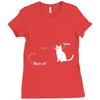 black cat magic Ladies Fitted T-Shirt