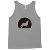 wolf howling at moon Tank Top