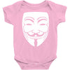anonymous mask Baby Onesie