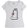 wine Women's Triblend Scoop T-shirt