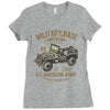 american army jeep Ladies Fitted T-Shirt