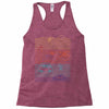 summer zone line Racerback Tank