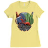 scott lang crossing the back yard Ladies Fitted T-Shirt