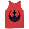rebel logo with space pattern Tank Top