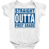 straight outta first grade Baby Bodysuit