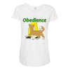 obedience Maternity Scoop Neck T-shirt