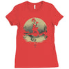 sailing with death Ladies Fitted T-Shirt