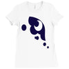 my little pony brony princess luna cutie mark Ladies Fitted T-Shirt