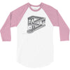 some game involving falling blocks in the style of m.c. escher 3/4 Sleeve Shirt