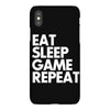 eat sleep game repeat iPhoneX Case