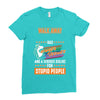walk away i have anger issues Ladies Fitted T-Shirt