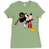 zombie mickey Ladies Fitted T-Shirt
