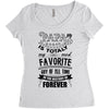 My Papa is Totally My Most Favorite Guy Of All Time Women's Triblend Scoop T-shirt
