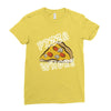 Pizza Bitch Ladies Fitted T-Shirt