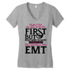 Maybe I Was Too Late To Be His First But Right Now I'm Happy To Be His Women's V-Neck T-Shirt