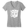 transformers mosaic Women's V-Neck T-Shirt