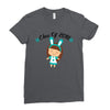 class o f 2018 cool girl Ladies Fitted T-Shirt