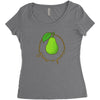 grow a pear Women's Triblend Scoop T-shirt