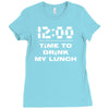 time to drink my lunch Ladies Fitted T-Shirt