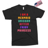 i am a mermaid unicorn kitten fairy princess Exclusive T-shirt
